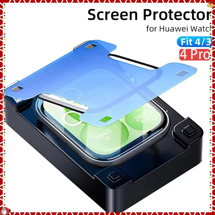 Plateau d'installation protecteur d'écran pour Huawei Watch Fit 3/4 Pro, Film de protection anti-ray