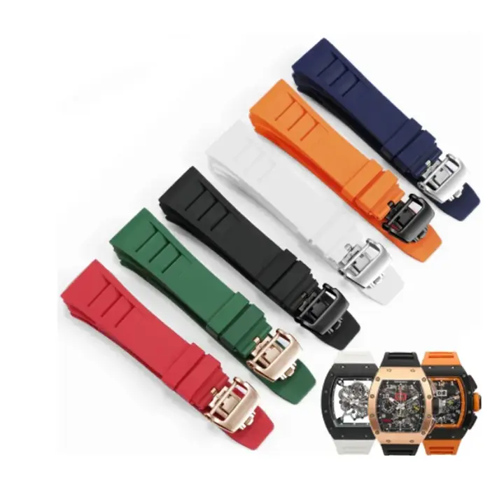 Bracelet de Montre en Caoutchouc pour Richard Mille