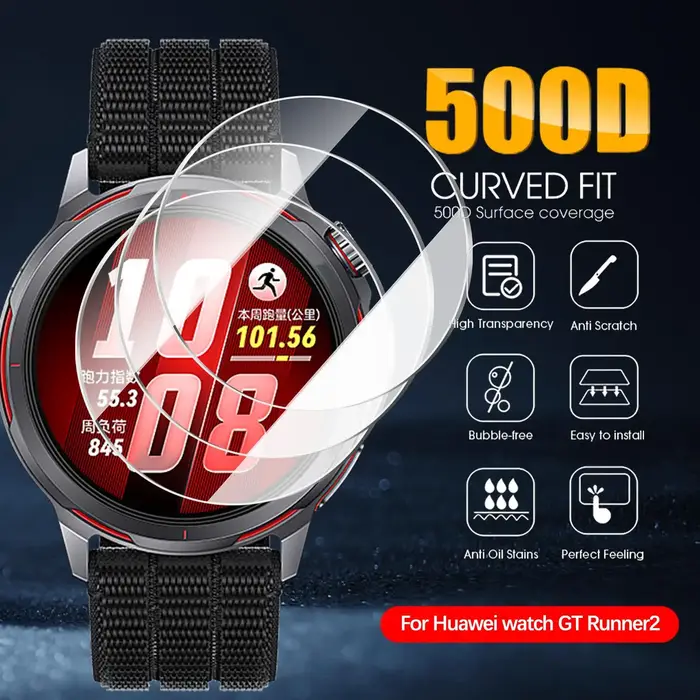 Protecteur d'écran transparent pour Huawei Watch GT Runner 2 Runner2
