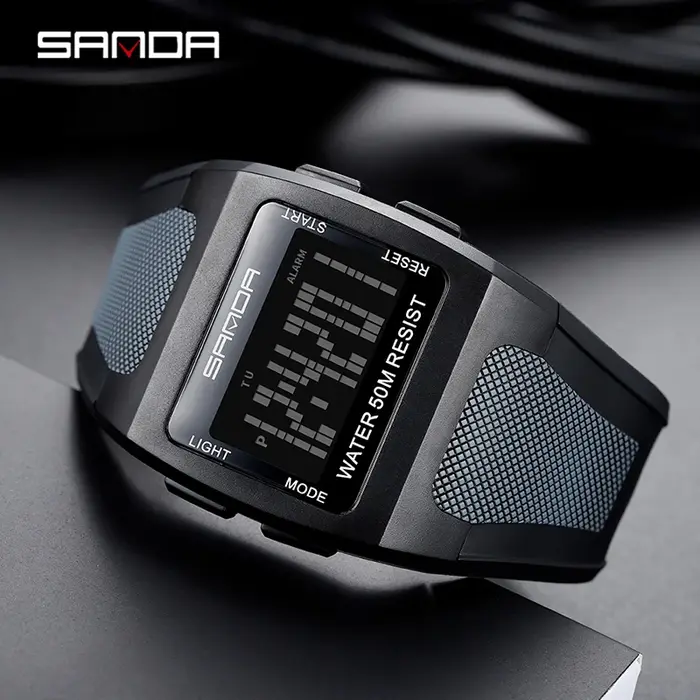 Montre numérique SANDA 222 pour hommes