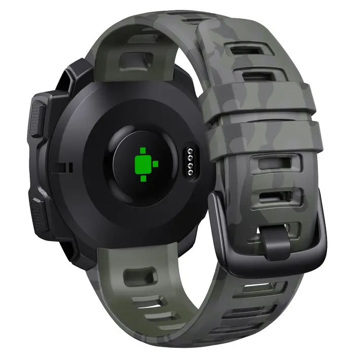 Bracelet de montre en silicone pour Garmin Instinct Series, Instinct 2 et Instinct 2 Solar, bracelet