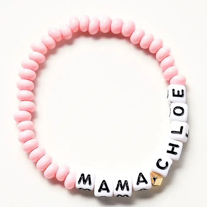 1PC Bracelet personnalisé-nom gravé personnalisé