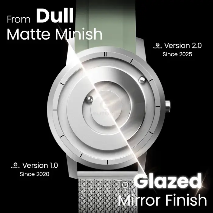 EUTOUR Stardard qualité aimant montre classique 5 ATM étanche E024 édition de mise à niveau