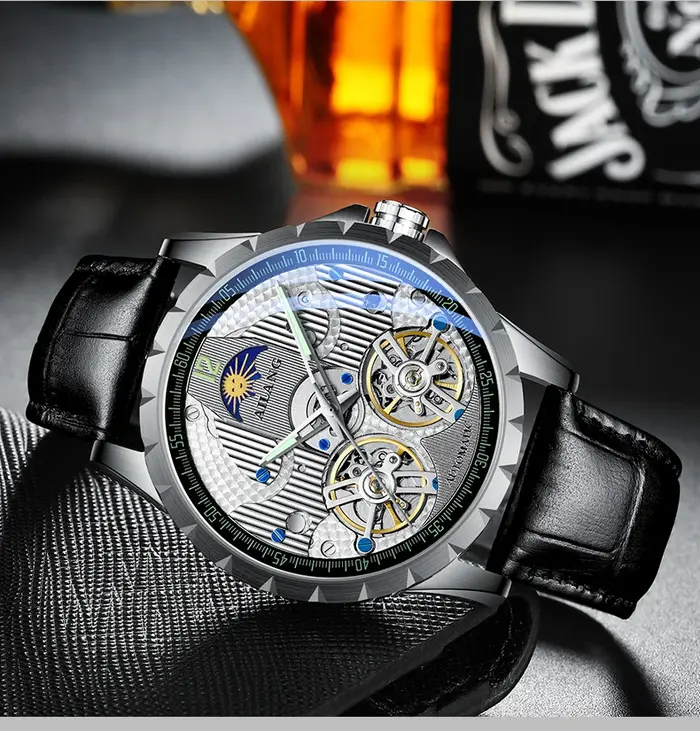 AILANG 2019 Nouvelle Montre Homme Authentique Mécanique Automatique Étanche pour Affaires