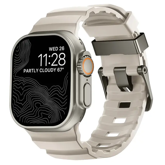 Bracelet en Silicone Trail pour Apple Watch Ultra 3 2 49mm, 46mm 45mm 44mm 41 42mm, Bracelet de Spor