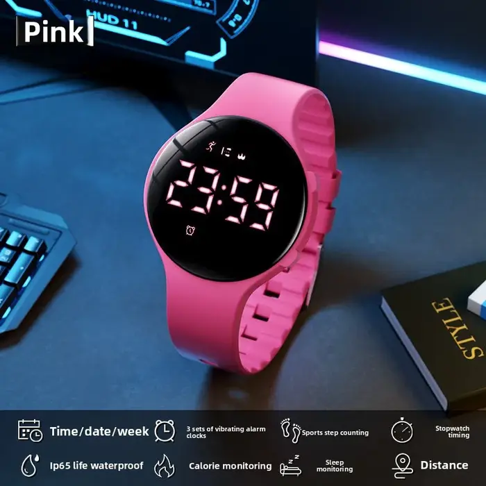 Montre connectée sportive étanche pour étudiants