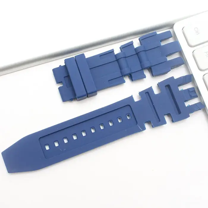 Bracelet de montre en caoutchouc de silicone pour homme