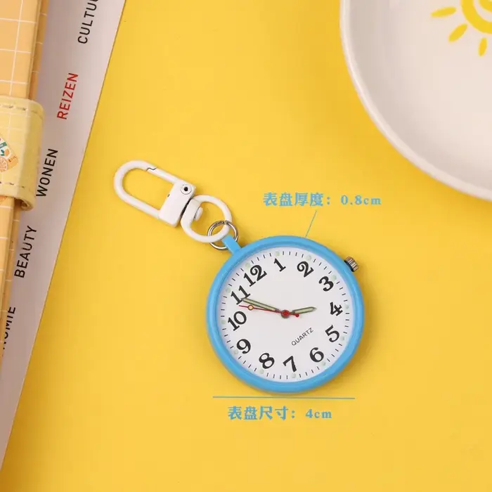 Montre de poche à quartz, montre numérique à grand cadran pour étudiant, clairement positionnée, mon