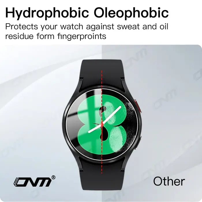 Verre trempé 9H pour Samsung Galaxy Watch 7/6/5/4 40/44mm Classic 43/47mm Pro