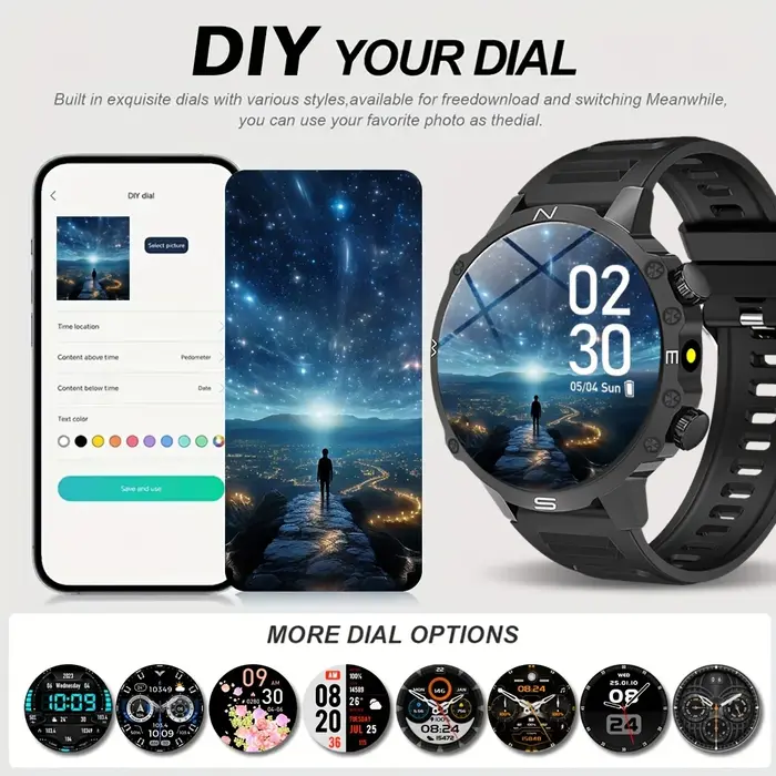 Montre connectée pour homme