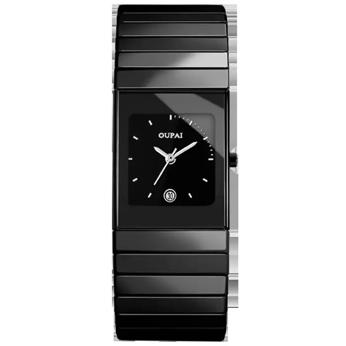 Montre carrée pour hommes OUPAI avec cadran rectangulaire
