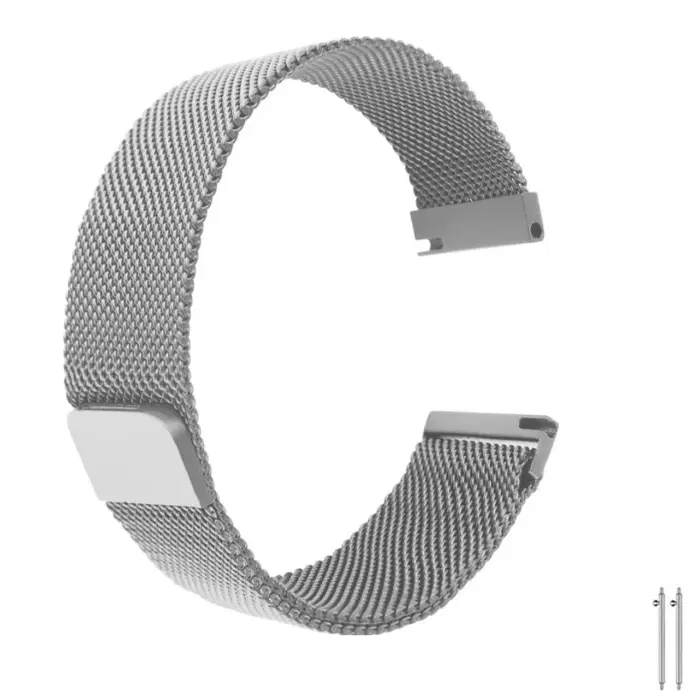 Bracelet en acier inoxydable de 20 mm et 22 mm compatible avec Samsung Galaxy Watch