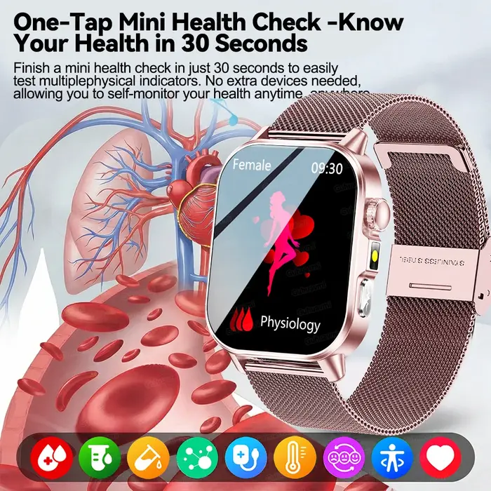 Montre connectée de santé et de mode 2026 pour femmes