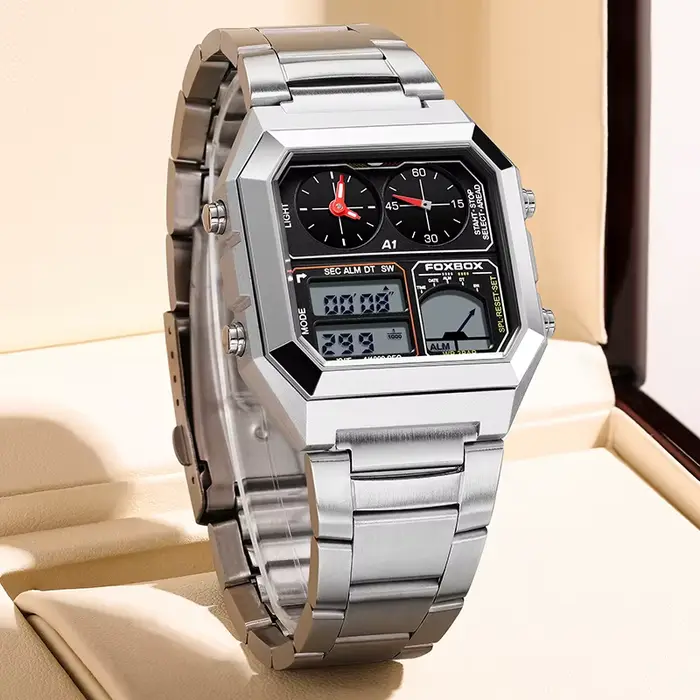 Montres-bracelets à quartz étanches pour hommes