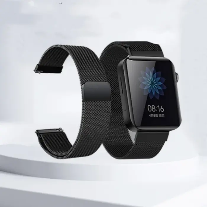 Bracelet en acier inoxydable de 20 mm et 22 mm compatible avec Samsung Galaxy Watch