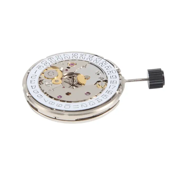 ELBA_pour ETA 2824-2 SELLITA SW200 blanc 3H mouvement d'horloge de montre mécanique