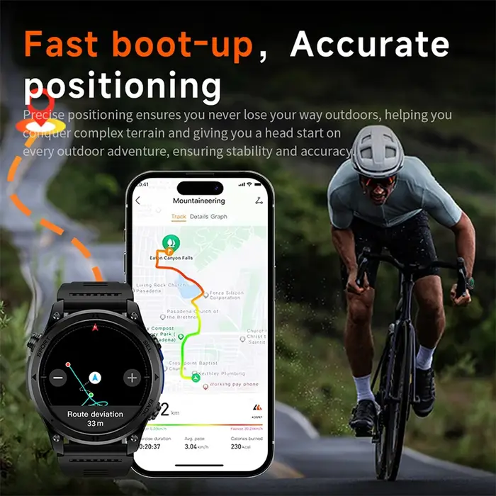 Nouvelle montre connectée GPS tendance pour 2026