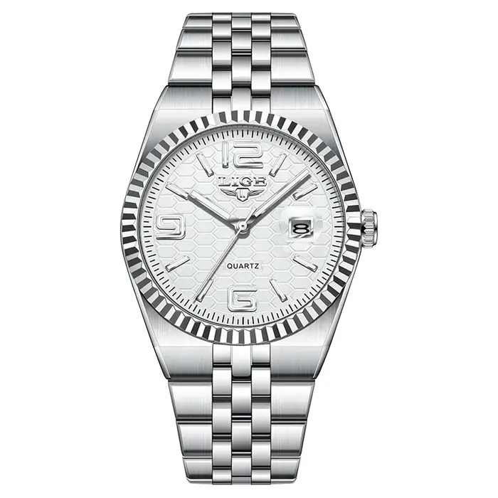 Montres pour hommes LIGE, cadran en nid d'abeille bleu Tiffany, montre-bracelet à quartz, lumineuse,
