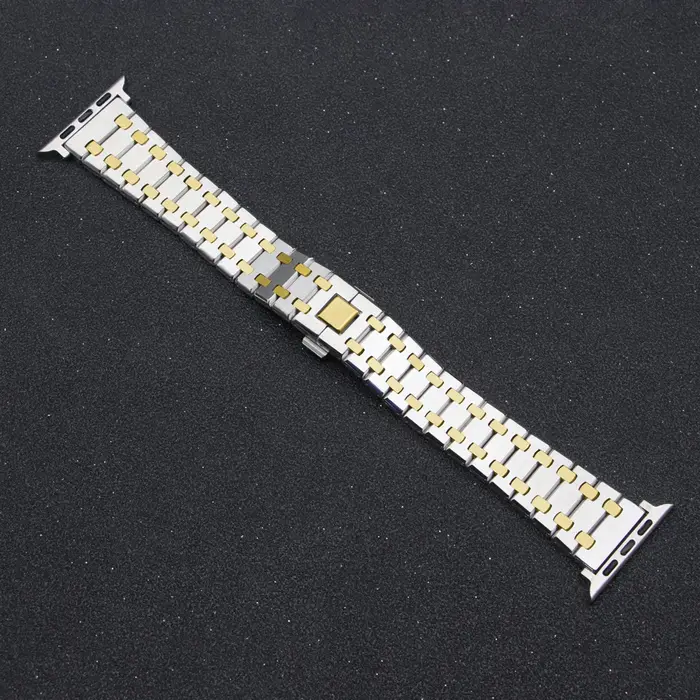 Bracelet de luxe pour Apple Watch iwatch Ultra 9 8 7 6 5 4 SE, Bracelet en acier inoxydable 49mm 44m