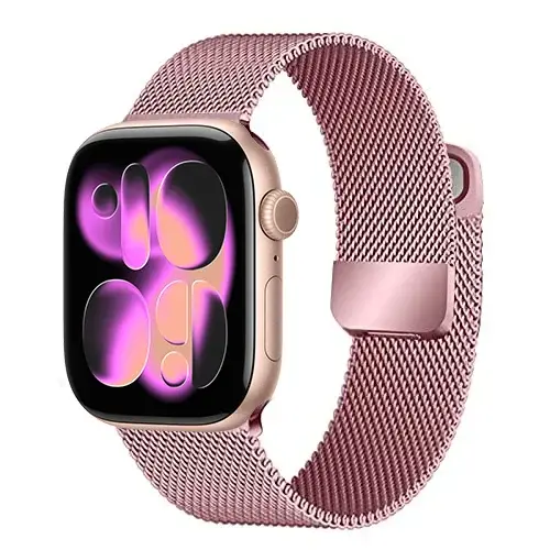 Bracelet milanais pour Apple Watch série 11 10 46mm 42mm 9 8 7 45mm 41mm Ultra 3 2 49mm