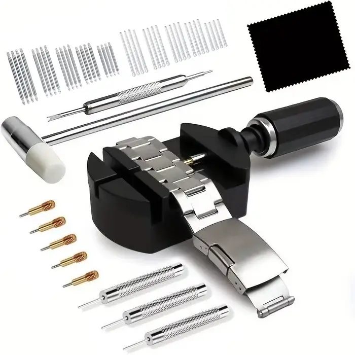 Kit d'outils de réparation de montres professionnel de luxe 52 pièces/ensemble