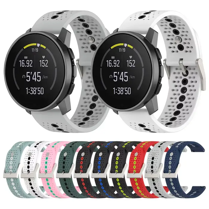 Bracelet de sport en silicone pour montre SUUNTO 9 PEAK 3/5 PEAK