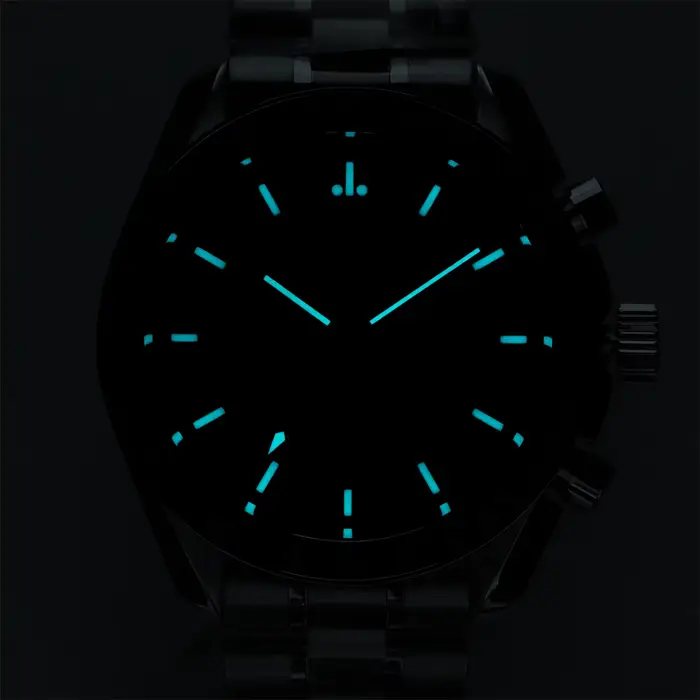 Watchdives WD1860 montres chronographe de sport VK63 montre-bracelet à Quartz Ar saphir Bgw9 acier inoxydable 200M étanche 40Mm montre