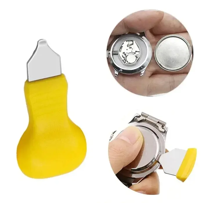 Kit d'entretien pour montre : huile lubrifiante de 70 ml + outil d'ouverture de cadran/boîtier, lubrifiant micro-goutte, réduit la friction, fonctionnement silencieux, antirouille