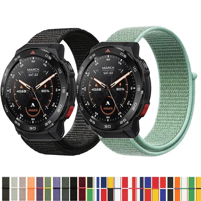 Bracelet à boucle en Nylon de 18mm pour montre intelligente Mibro GS Pro, Bracelet de remplacement, Bracelet de Sport Correa pour ceintures de poignet Mibro GS Pro