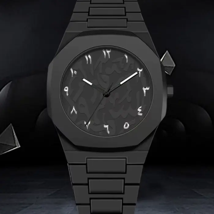 Montre étanche à cadran arabe