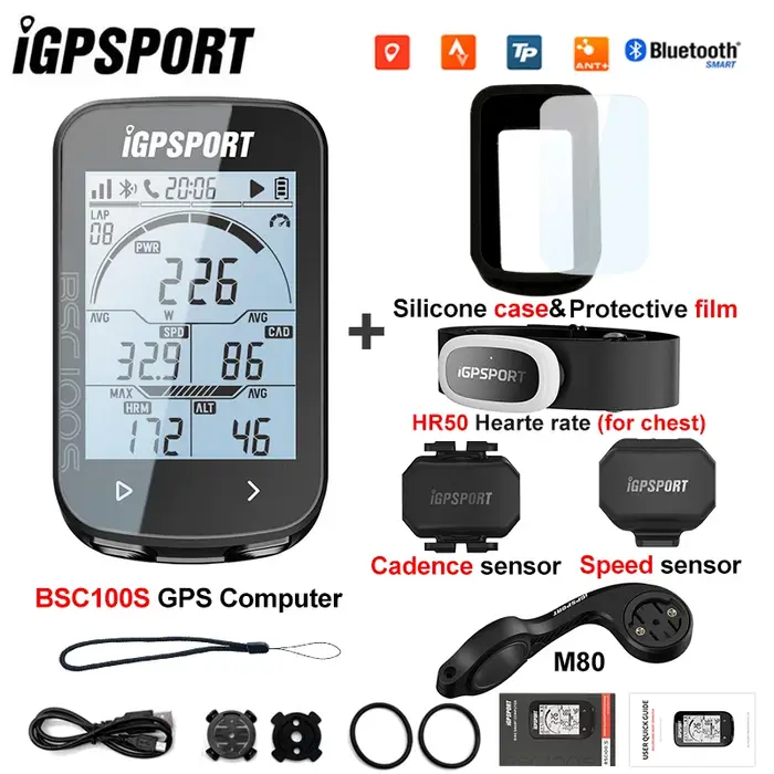 IGPSPORT – compteur de vélo GPS sans fil IGS50E