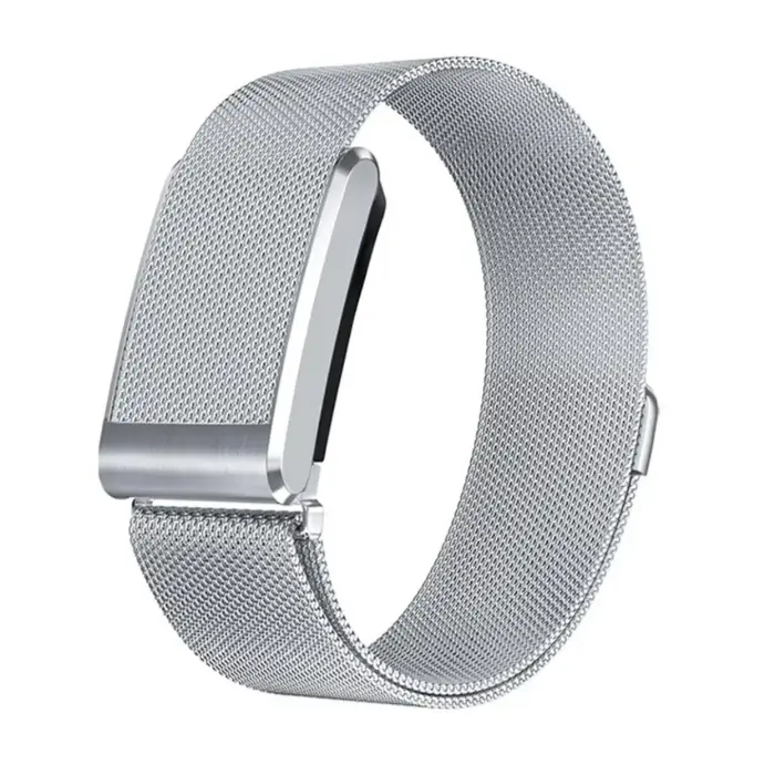 Bracelet magnétique milanais pour WHOOP 5.0 MG / LIFE, en acier inoxydable, maillons en maille, auto