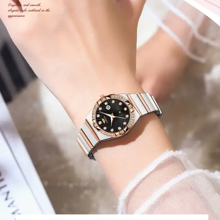 Montre lumineuse ultra fine pour femme