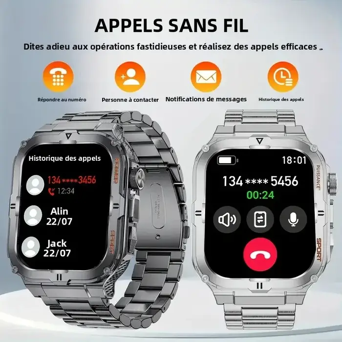 Nouvelle montre connectée pour homme 2026