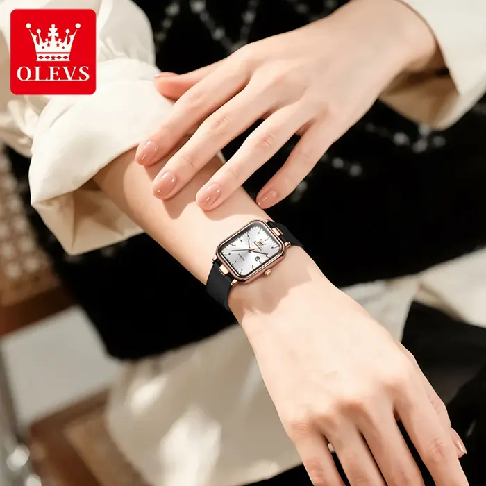 OLEVS 7089 montre pour femmes Top marque calendrier Quartz femme