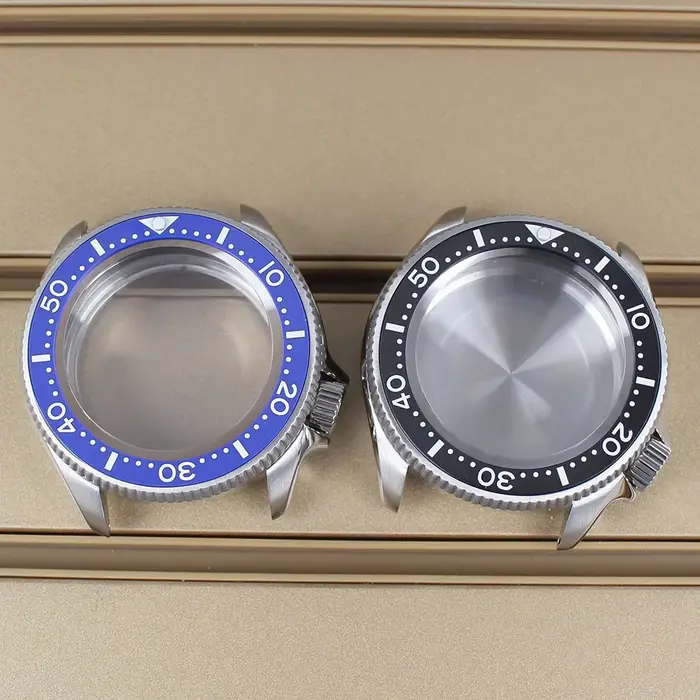Acier inoxydable 3.8 SKX Mod 38mm boîtier de montre saphir pour Seiko NH35 NH36 NH38 NH34 4R36 mouvement 120 clics