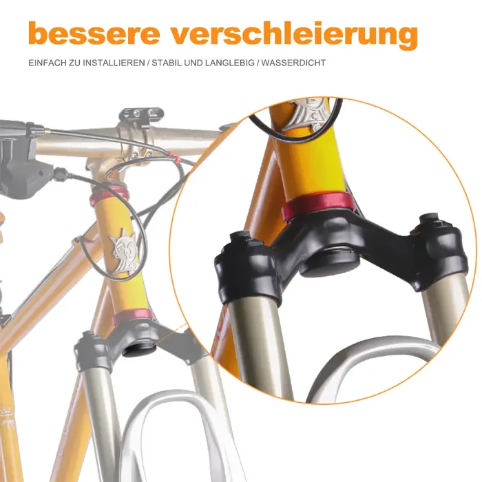 1 ensemble de support de traceur GPS pour fourche avant de vélo/fixation sur tube diagonal