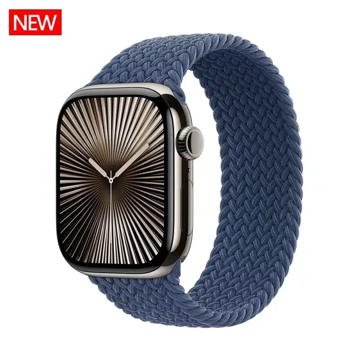 Bracelet tressé Solo pour Apple Watch, en Nylon, 44mm, 40mm, 45mm, 49mm, 41mm, iWatch série 9, 8, 7,