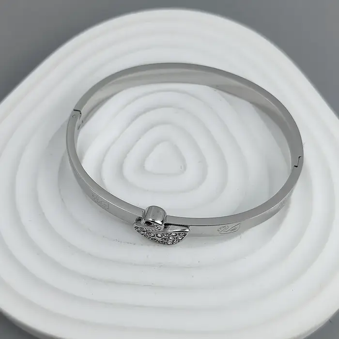 Bracelet en acier inoxydable plaqué or 18 carats, étanche, cadeau pour femme, bracelet de couple, cygne zcomprend, haute qualité, nouveau