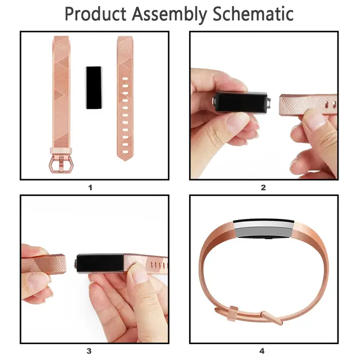 Bracelet en Silicone pour Fitbit Alta HR