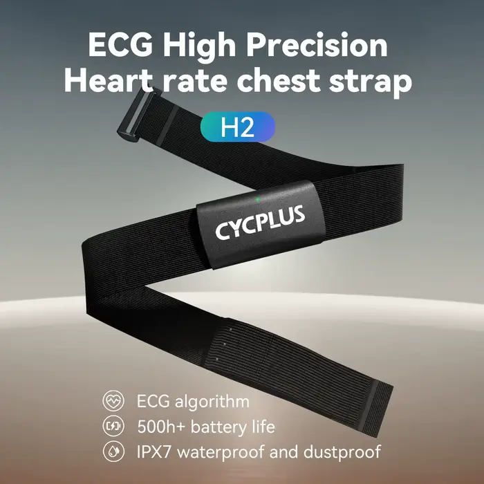 CYCPLUS H2 moniteur de fréquence cardiaque BLE ANT + IPX7 sangle pectorale