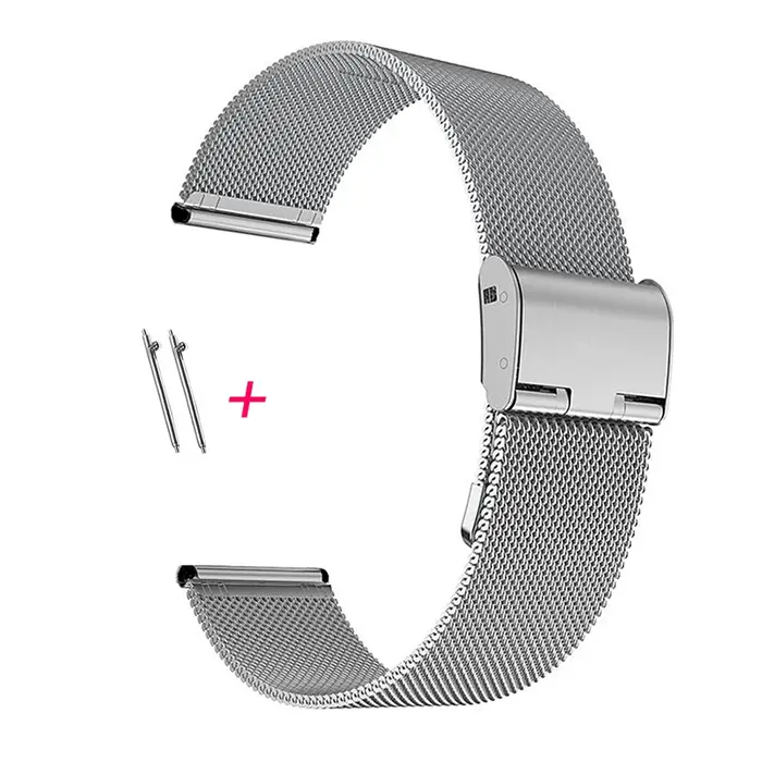 Bracelet de montre intelligent à boucle milanaise pour hommes et femmes, maille universelle, acier i