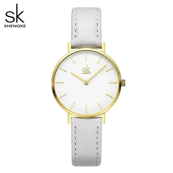 Shengke Simple mode montre pour femme haut de gamme