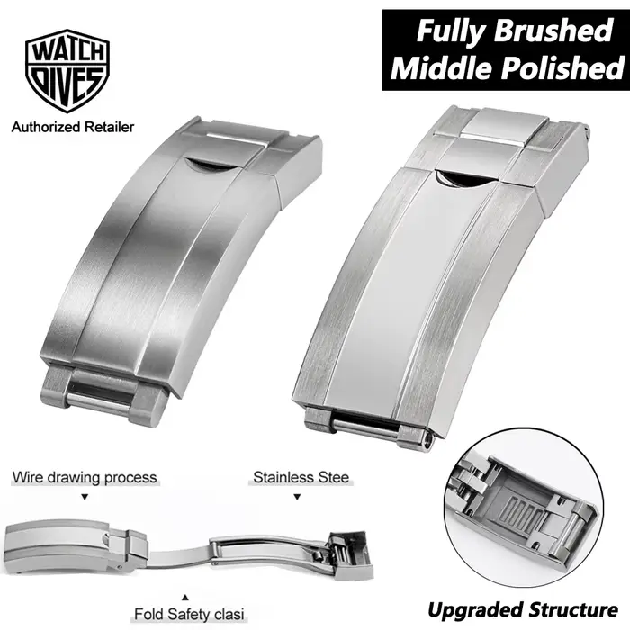 Watchdives – fermoir de montre de 16mm