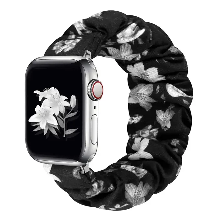 Bracelet Léopard pour Apple Watch Band, Bracelet en Nylon artificiel astique, 40mm, 44mm, 42mm, 38mm