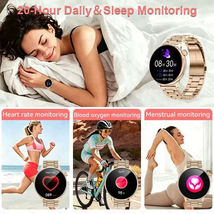 Montre connectée de luxe LIGE pour femmes