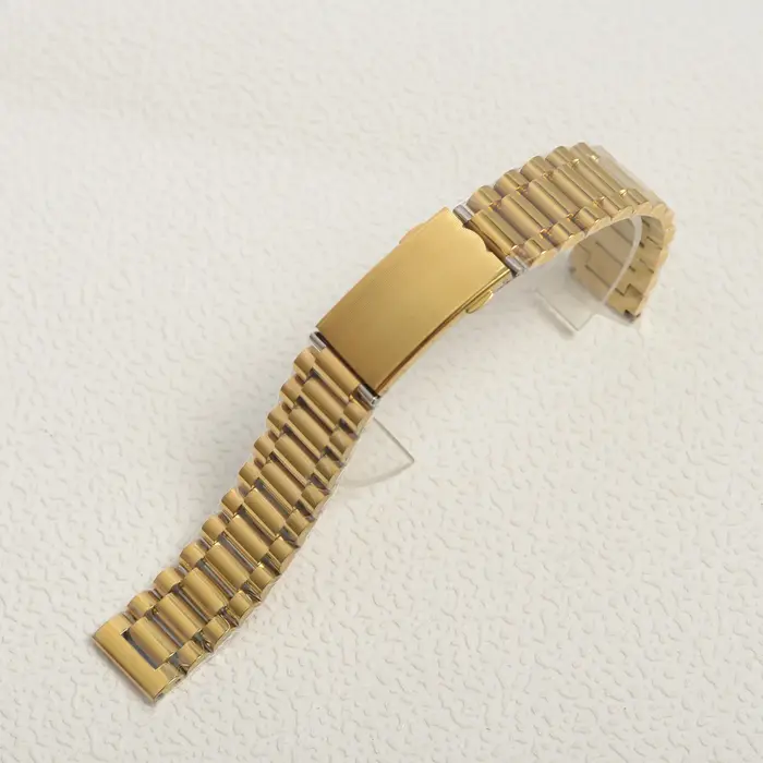 Bracelet de montre en acier inoxydable couleur argent massif 18 mm Diastar 01570 pour Rado