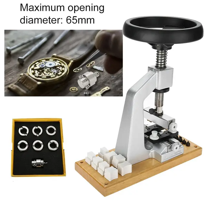 Ouvre-boîtier de montre avec 6 matrices