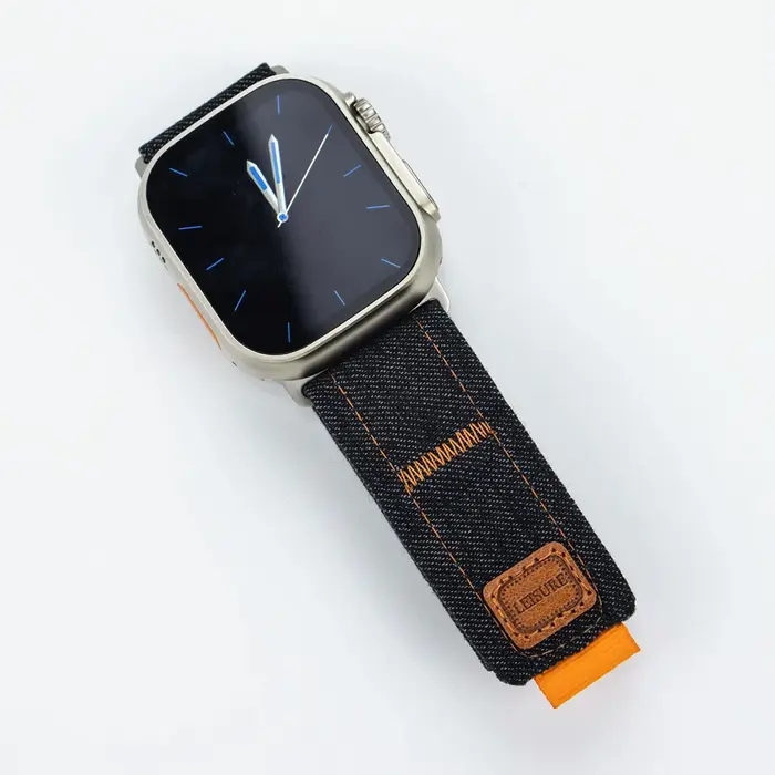 Bracelet à boucle en tissu tissé pour Apple Watch