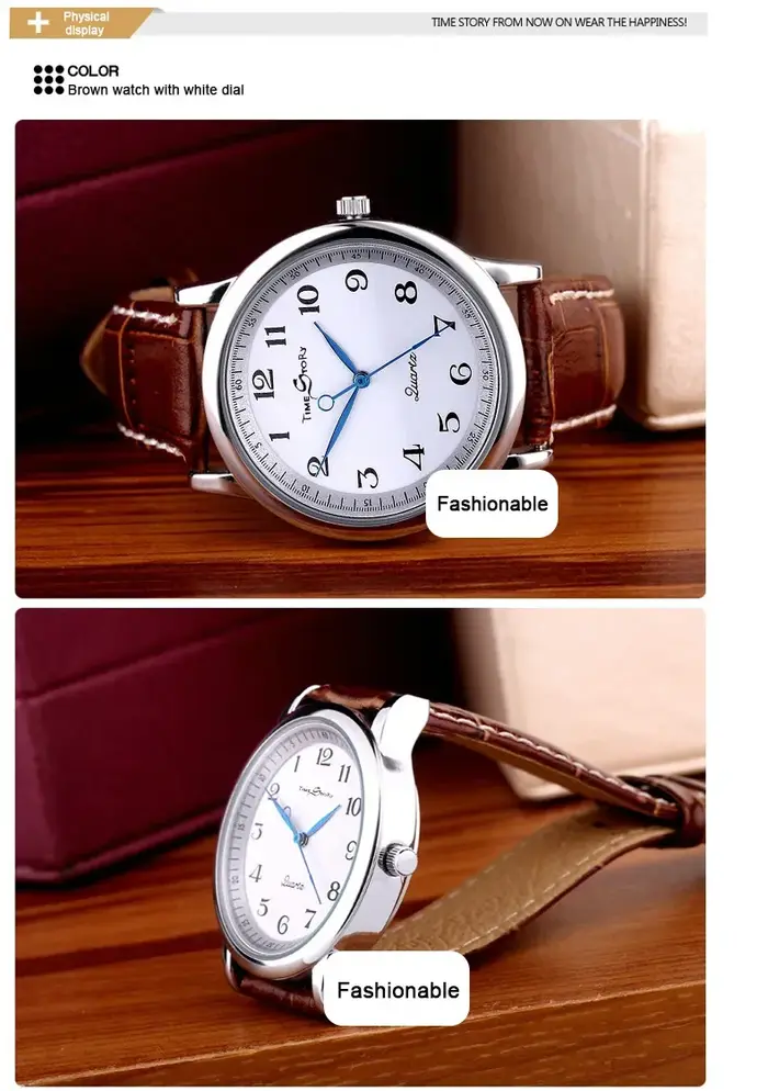 Nouvelle montre à quartz pour amoureux 2026